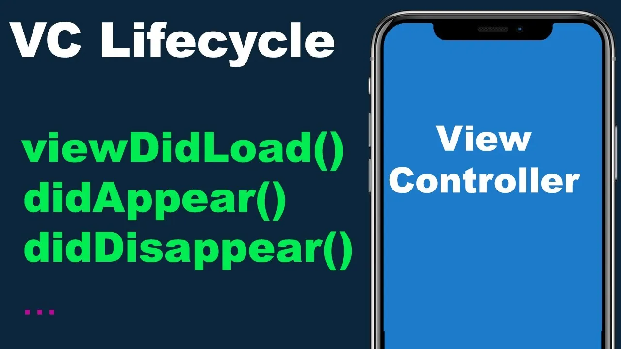 Learn About View Controllers (UIViewController) and Their Lifecycles 