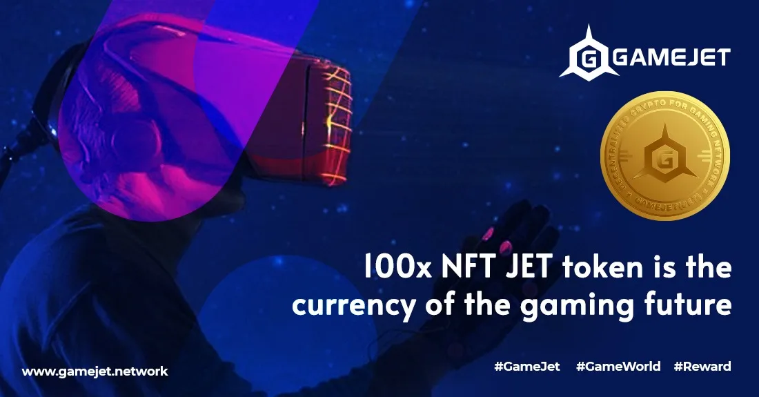 100X NFT JET TOKEN IS THE CURRENCY OF THE GAMING FUTURE