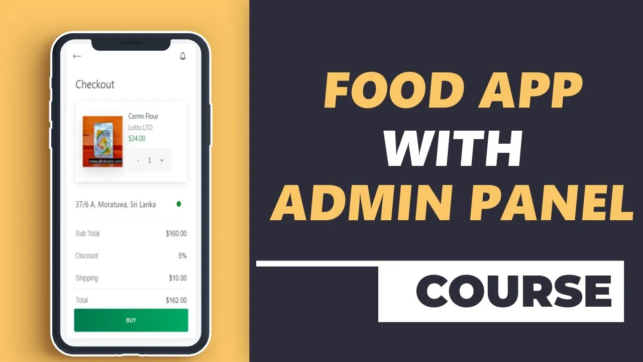 Creating Tastee Food App With Admin Panel Using Flutter: Welcome-Page