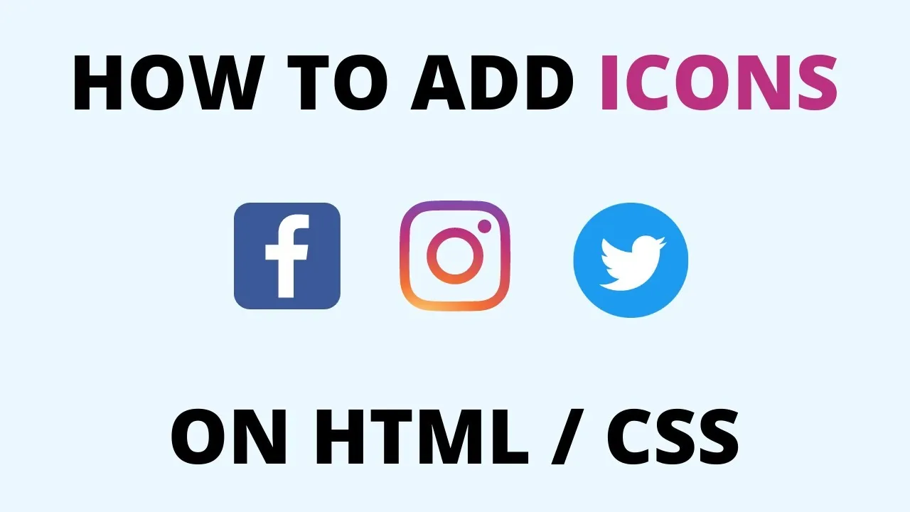 how-to-add-icons-on-html-websites