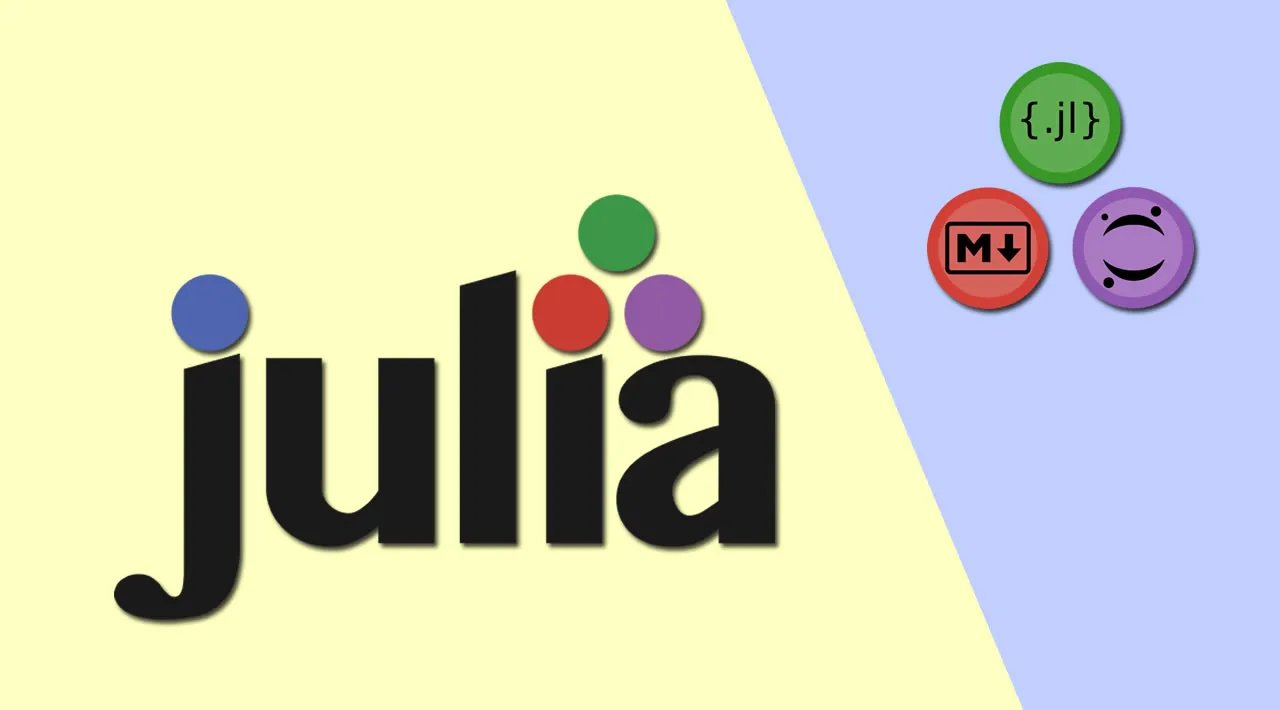 Literate.jl: Simple Package for Literate Programming in Julia