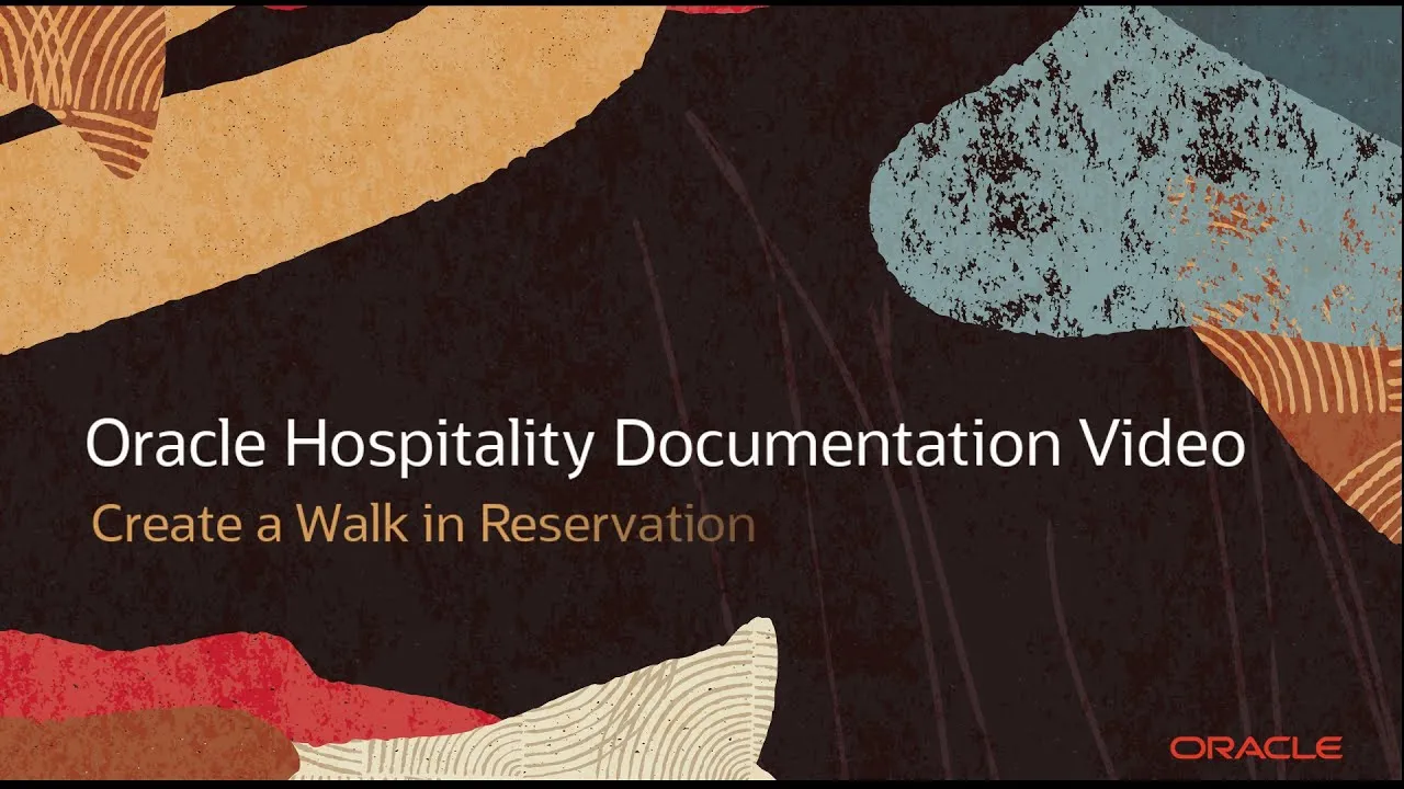 How to Create A Walk-in Reservation in OPERA Cloud. 