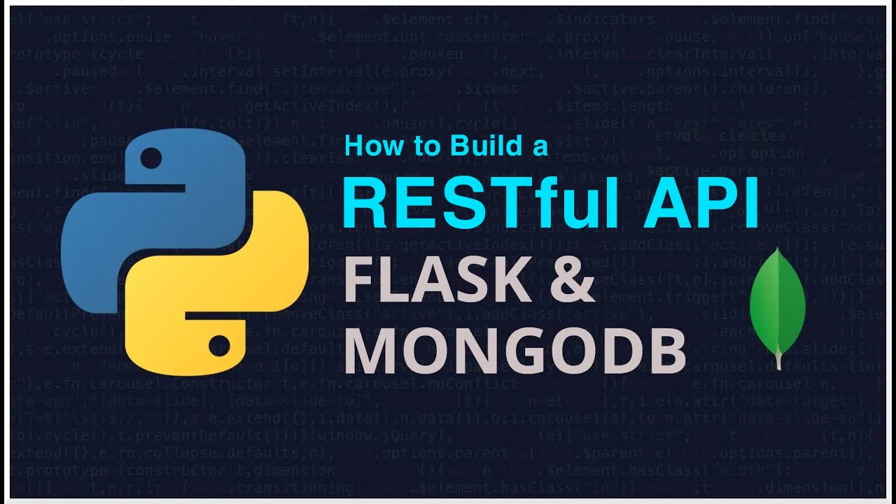 Building A RESTful API With Flask, MongoDB, And Python (Step By Step)