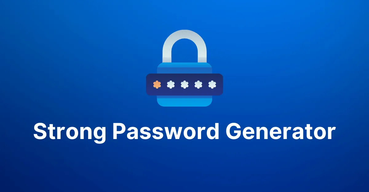 Strong Password Generator Online Free