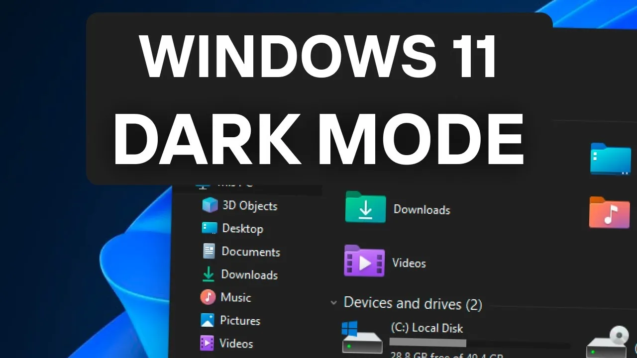 Easiest How to Enable Dark Mode on Windows 11 in Seconds
