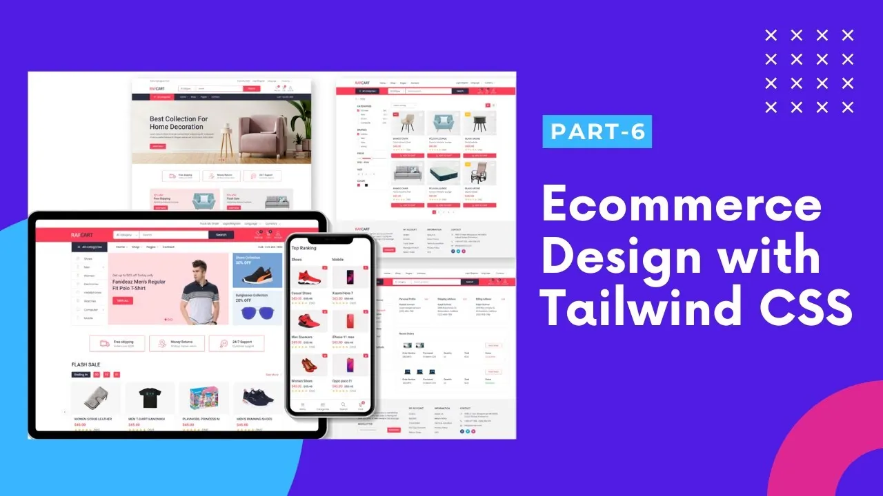 How To Create Navbar For Ecommerce With Tailwind CSS Bangla (2021)