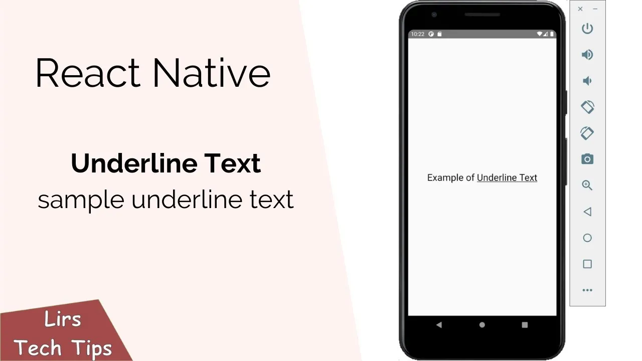 How to Do Underline Text in React Native In 1 Minutes