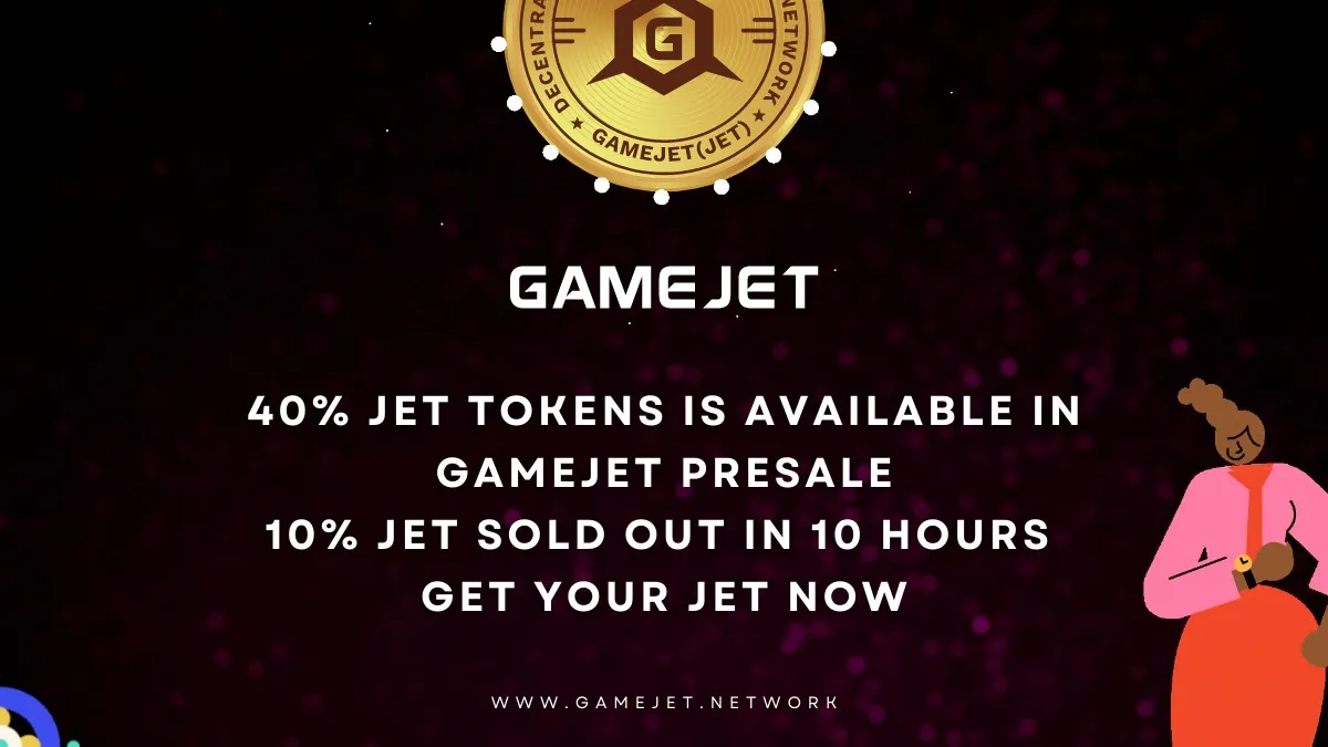GameJet JET Token Presale Event is live !
