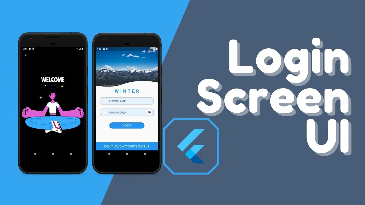 How to Build Login Page UI using only Packages Using Flutter in 2021