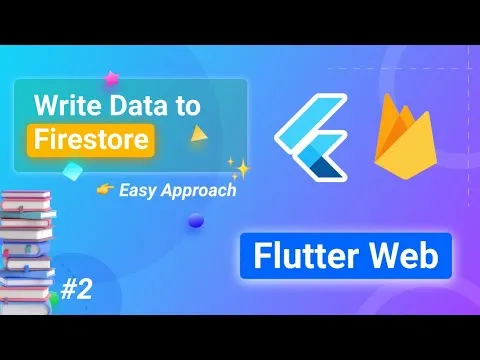 Write Data to FIrebase Firestore in Flutter Web | Flutter Web and Firestore setup | Write Data