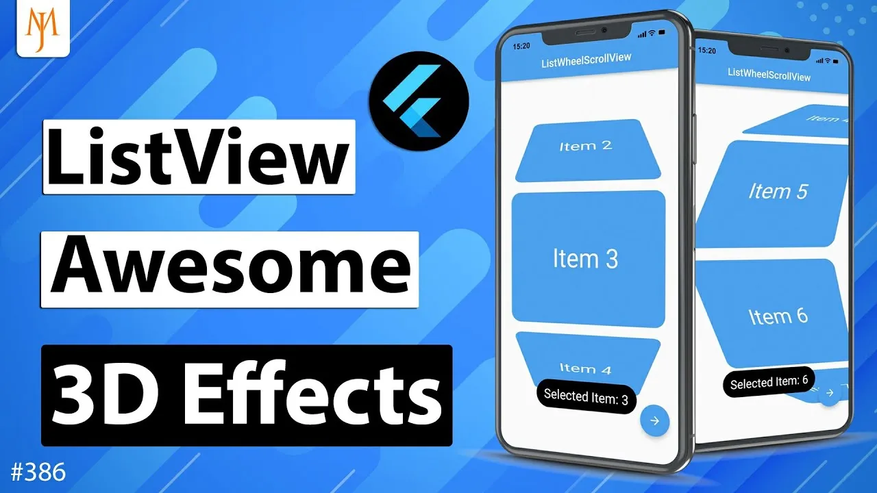 How to Create an Awesome 3D ListView Scrolling Effect in Flutter