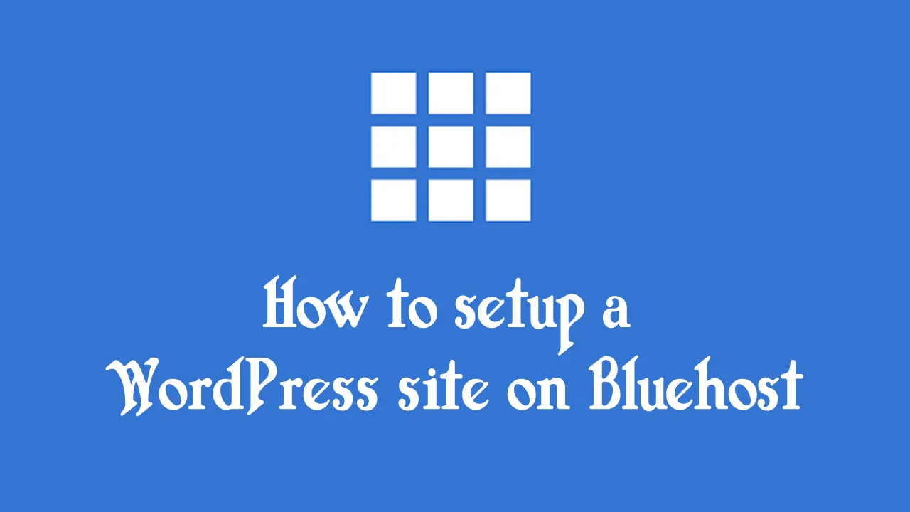 Bluehost can help you set up a WordPress site