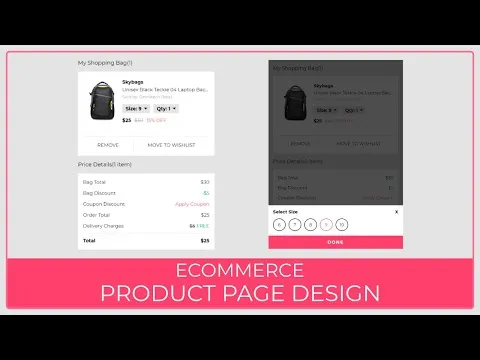 How to Create A Fully The Product Page Design using HTML CSS Jquery