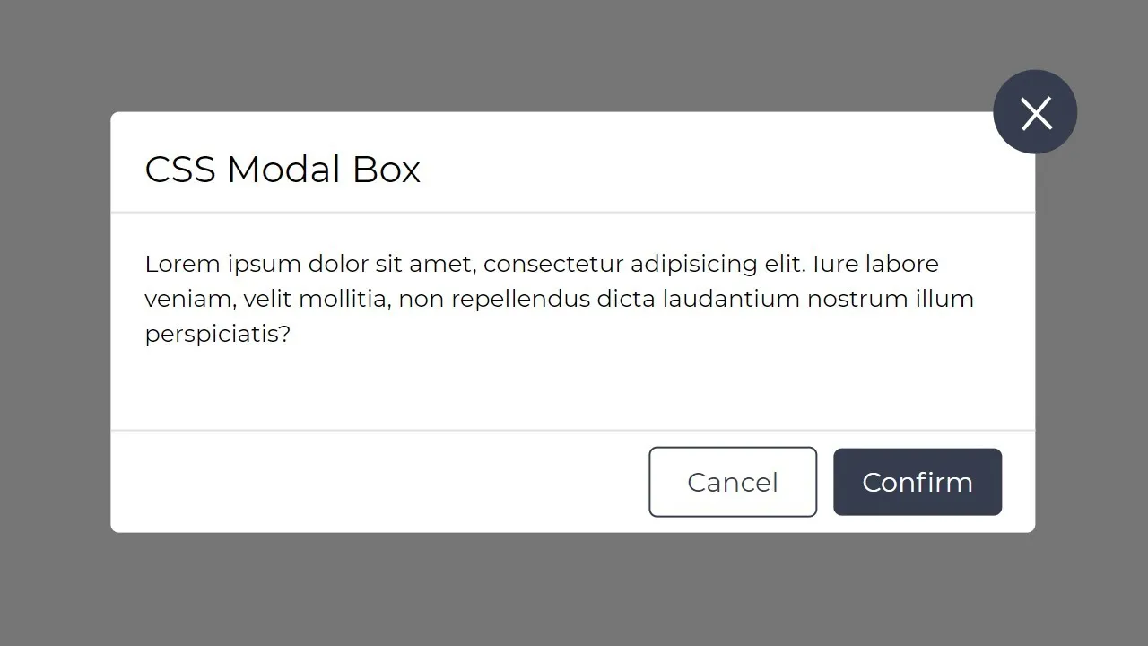 How to Make The Modal Popup Box using HTML CSS and Jquery