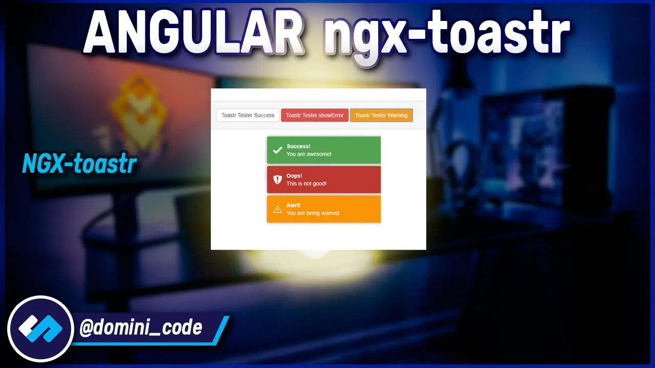 Cómo instalar NGX-TOASTR En Angular 11