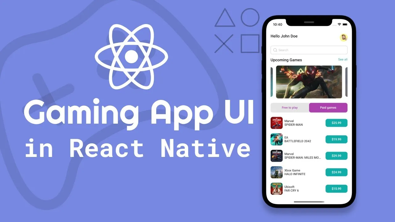 How to Create a Gaming App UI in React Native