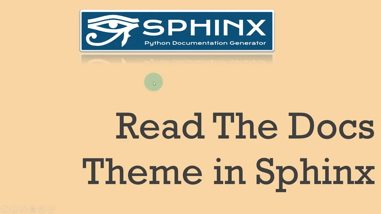 How to Change The Default Alabaster Theme Of Sphinx Documentation