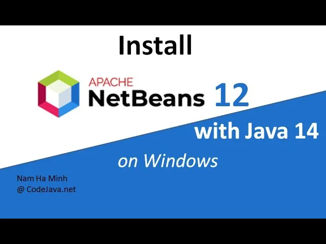Install Apache NetBeans 12 with Java 14 on Windows