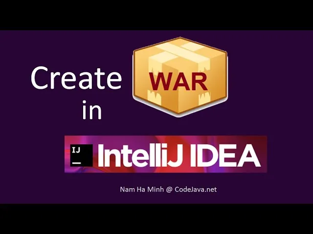 How to Create WAR File in IntelliJ IDEA