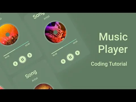 Build a Music Player with pure HTML, CSS and Javascript
