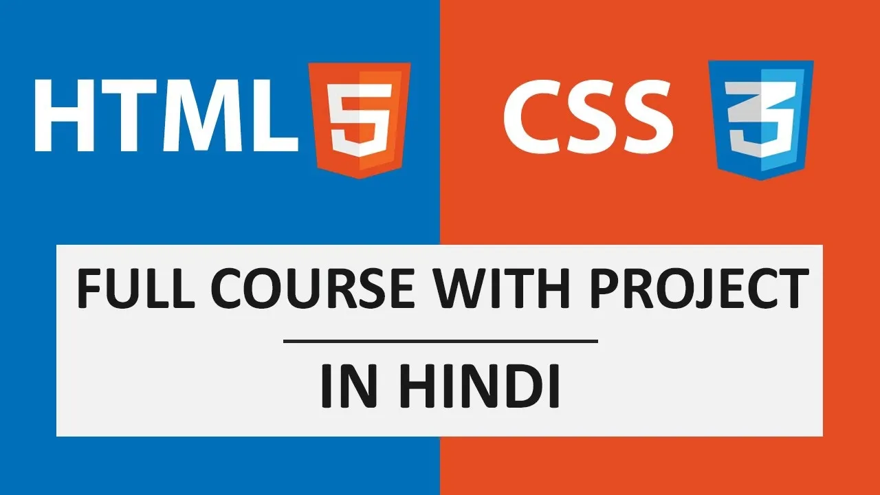 Introduction To HTML & CSS Course From Basic To Advanced With Project