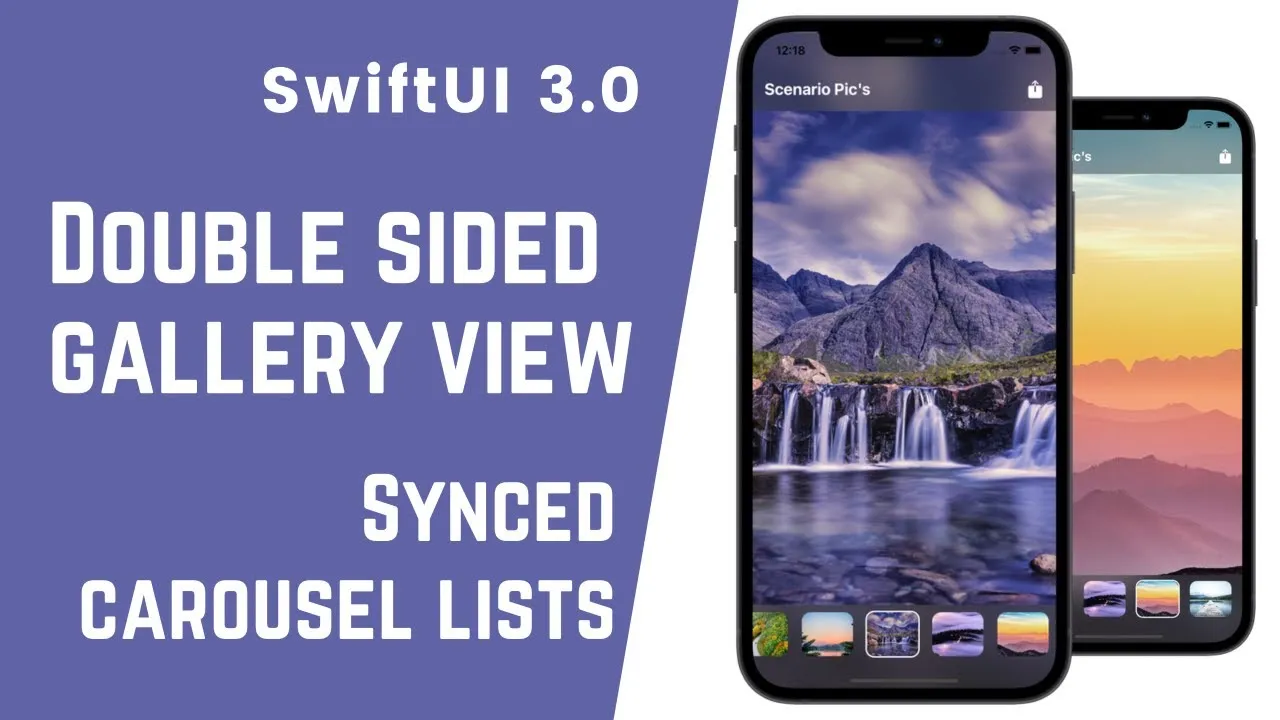 How to Create a Stylish Double Sided Gallery View with SwiftUI 3.0 