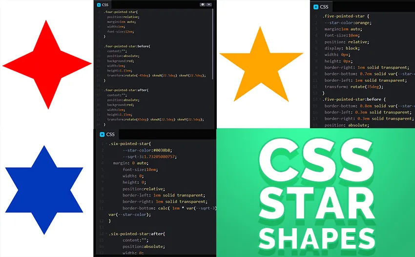 Create Stars in CSS