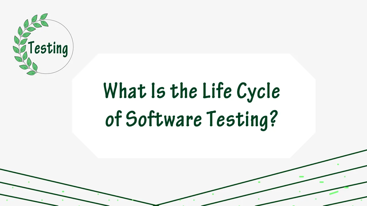 What Is the Life Cycle of Software Testing? 