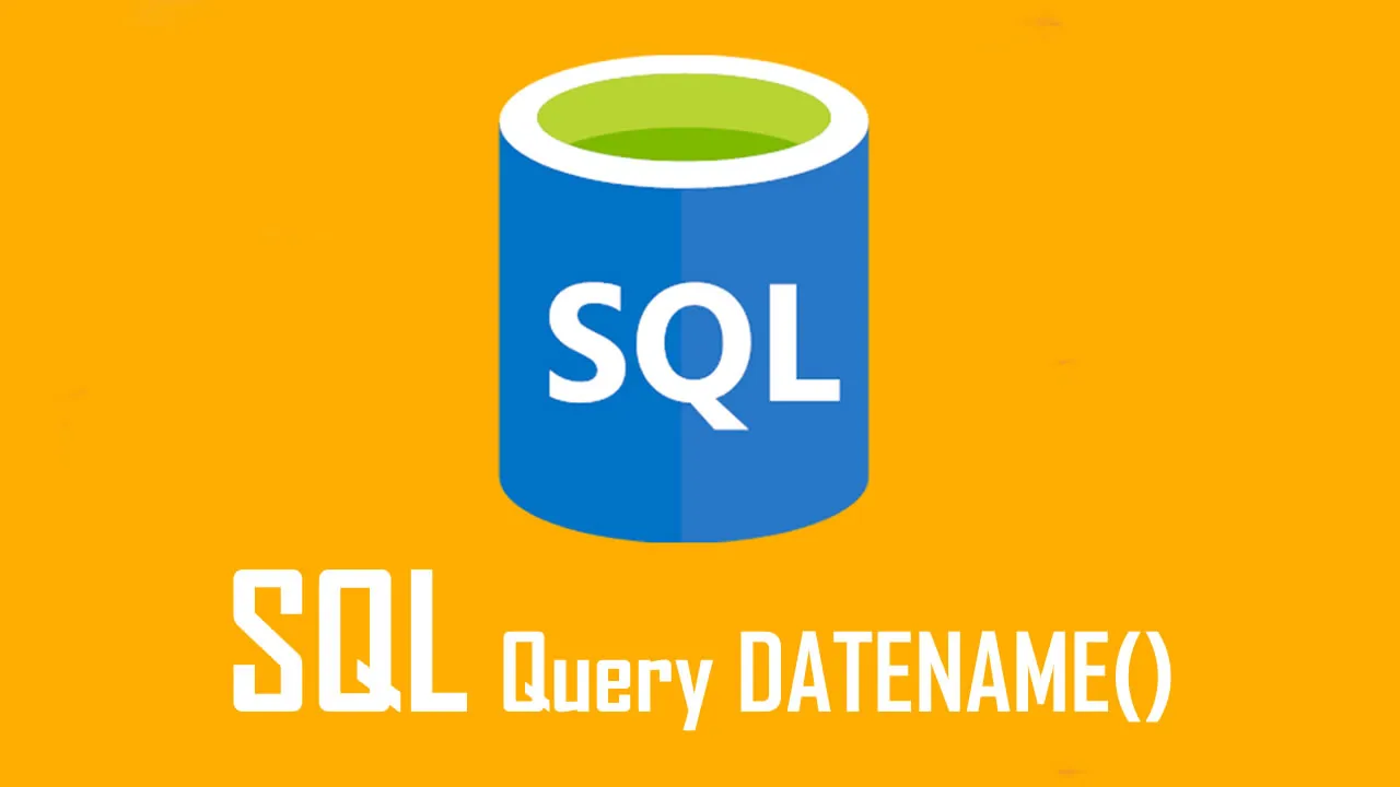 SQL Query Using The DATENAME() Function