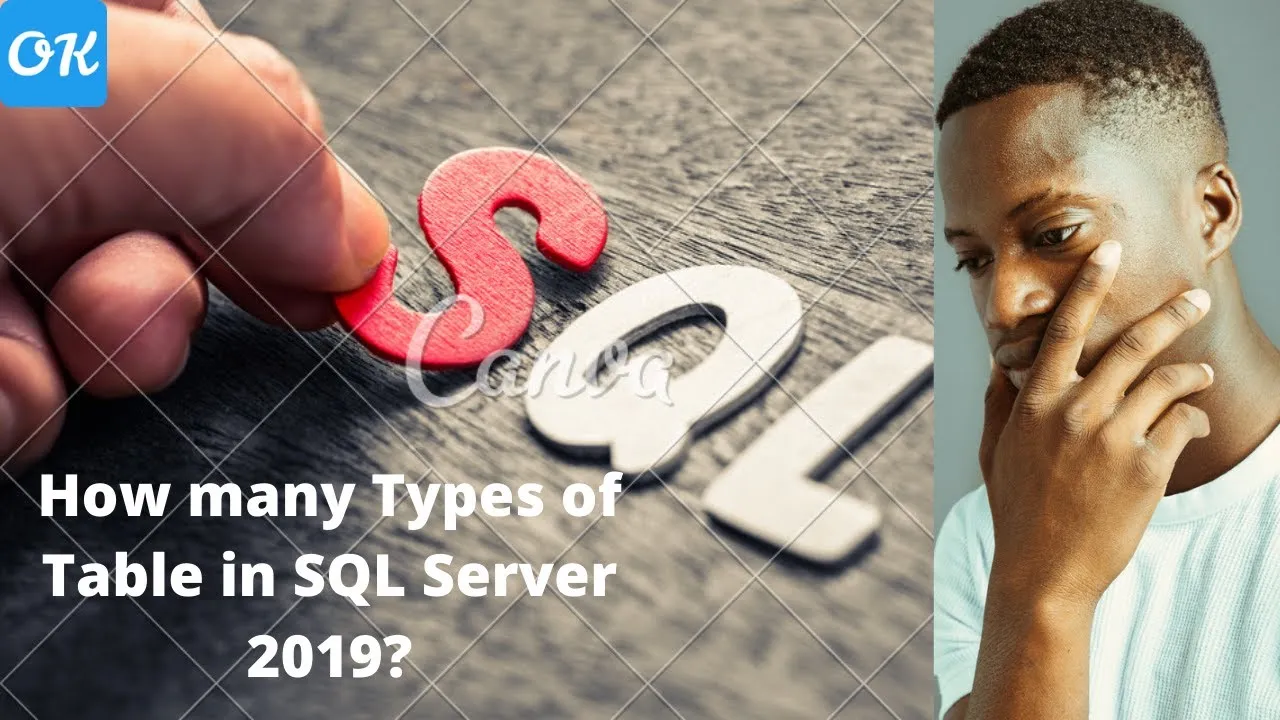 Show How Many Type Tables in SQL Server 2017, 2019, 2016 and 2012