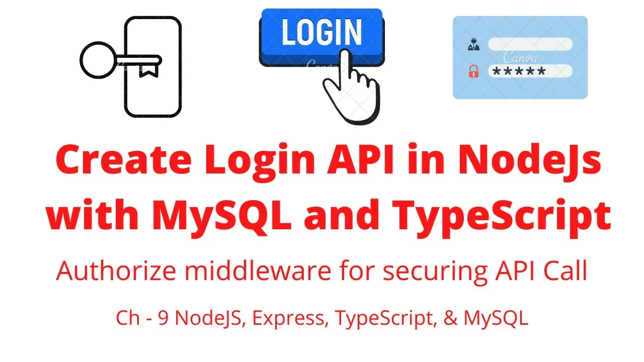How To Create Api Login In Node Js With Mysql And Typescript