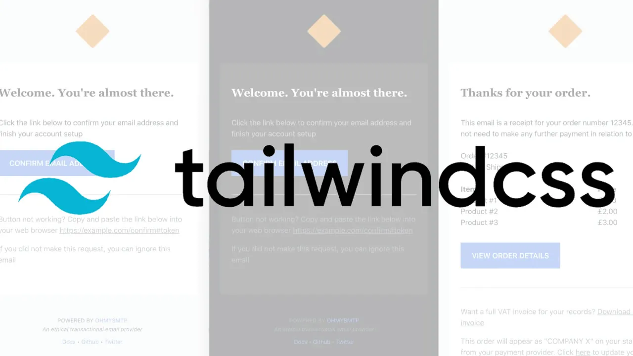 Find Out HTML Email Templates Created with TailwindCSS