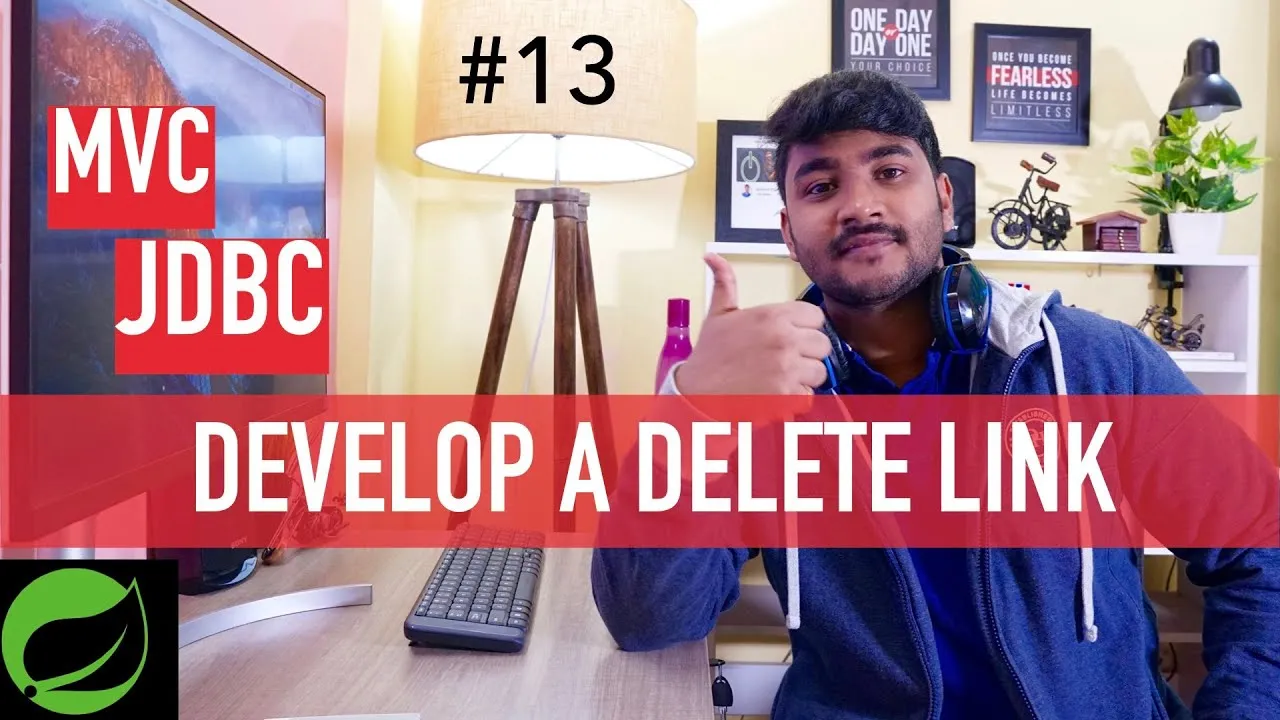 Develop The Delete Link for Our Spring MVC JDBC App
