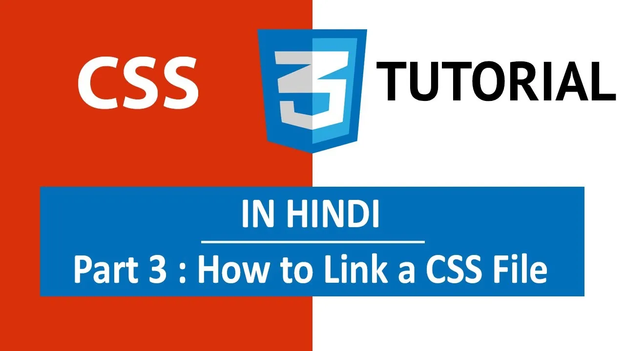 Simple How to Link or Add CSS to HTML in Hindi