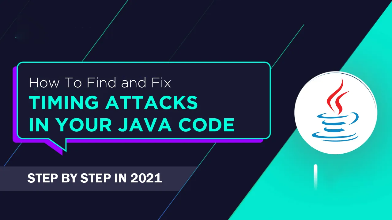 Simple How To Find and Fix Timing Attacks in Java with CodeQL