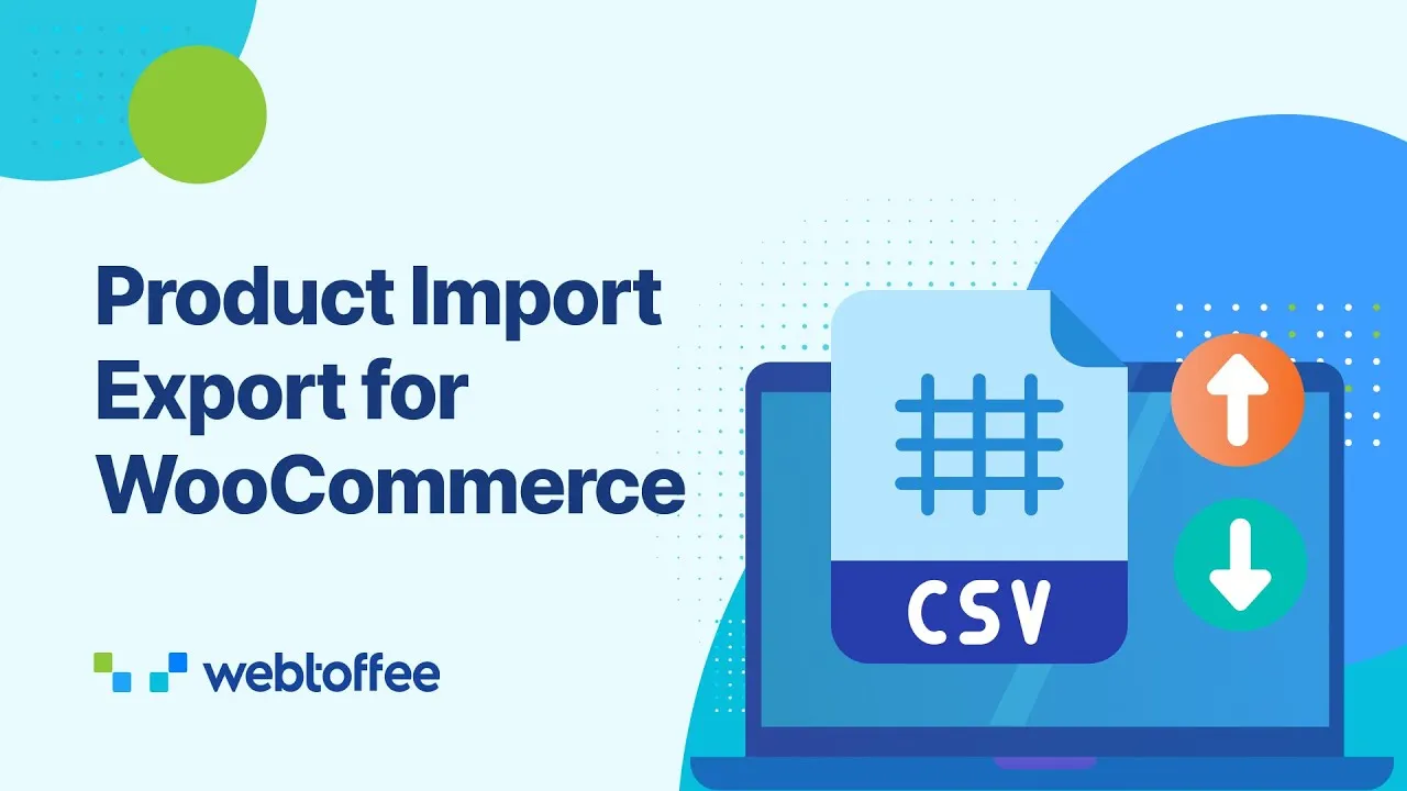 Import and Export WooCommerce Products - WordPress plugin (free)