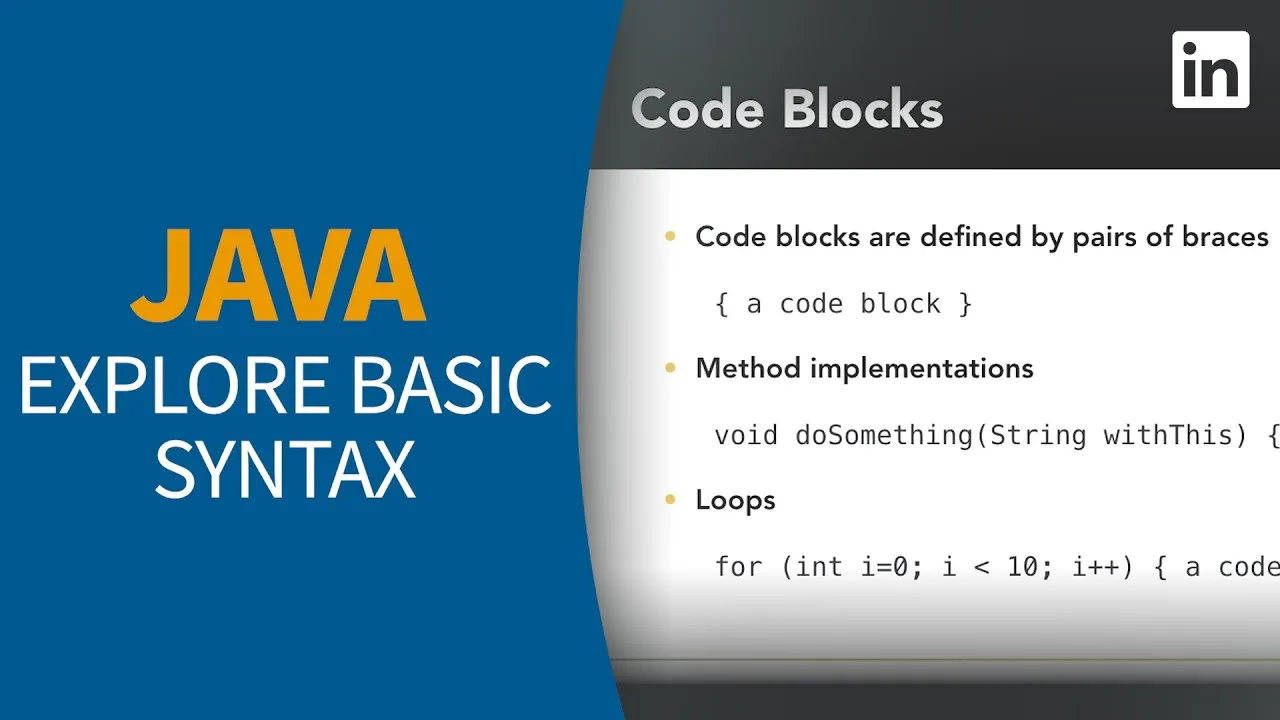 Explore BASIC SYNTAX with Java Tutorial.