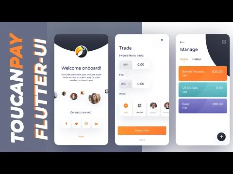 Toucan - Pay App - Flutter UI - Speed Code