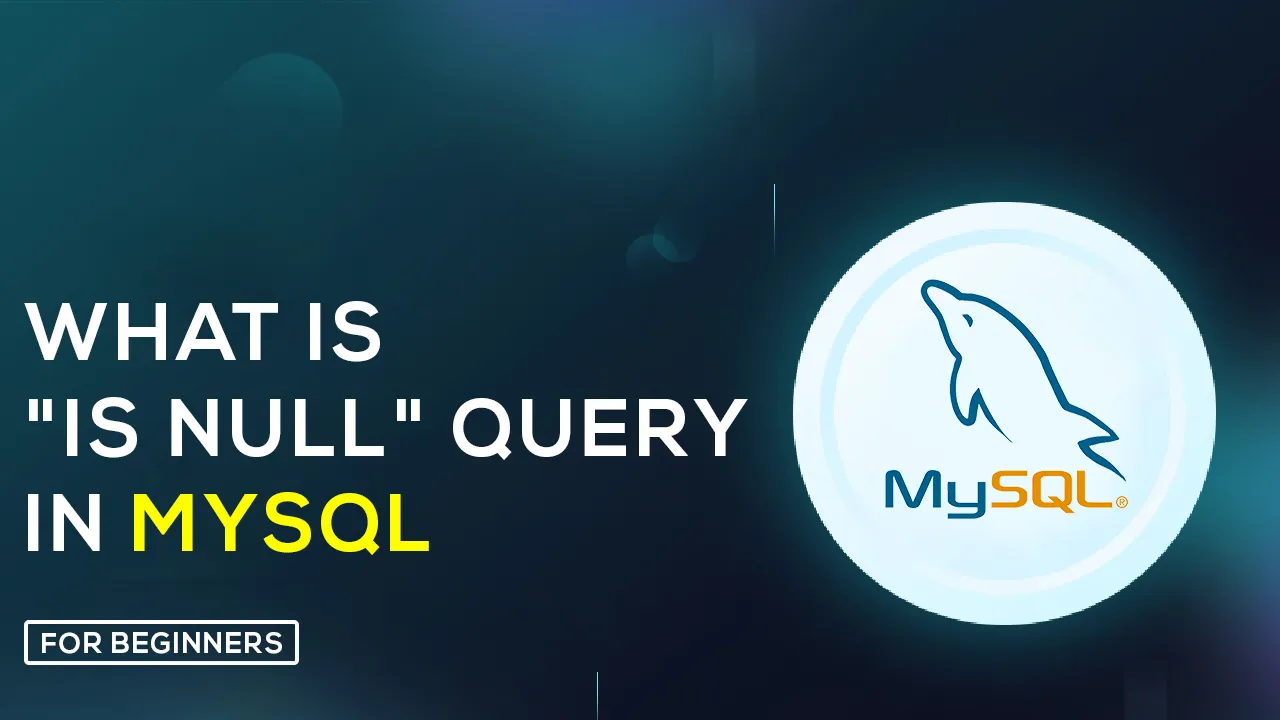Explain What Is "IS NULL" Query in MySQL