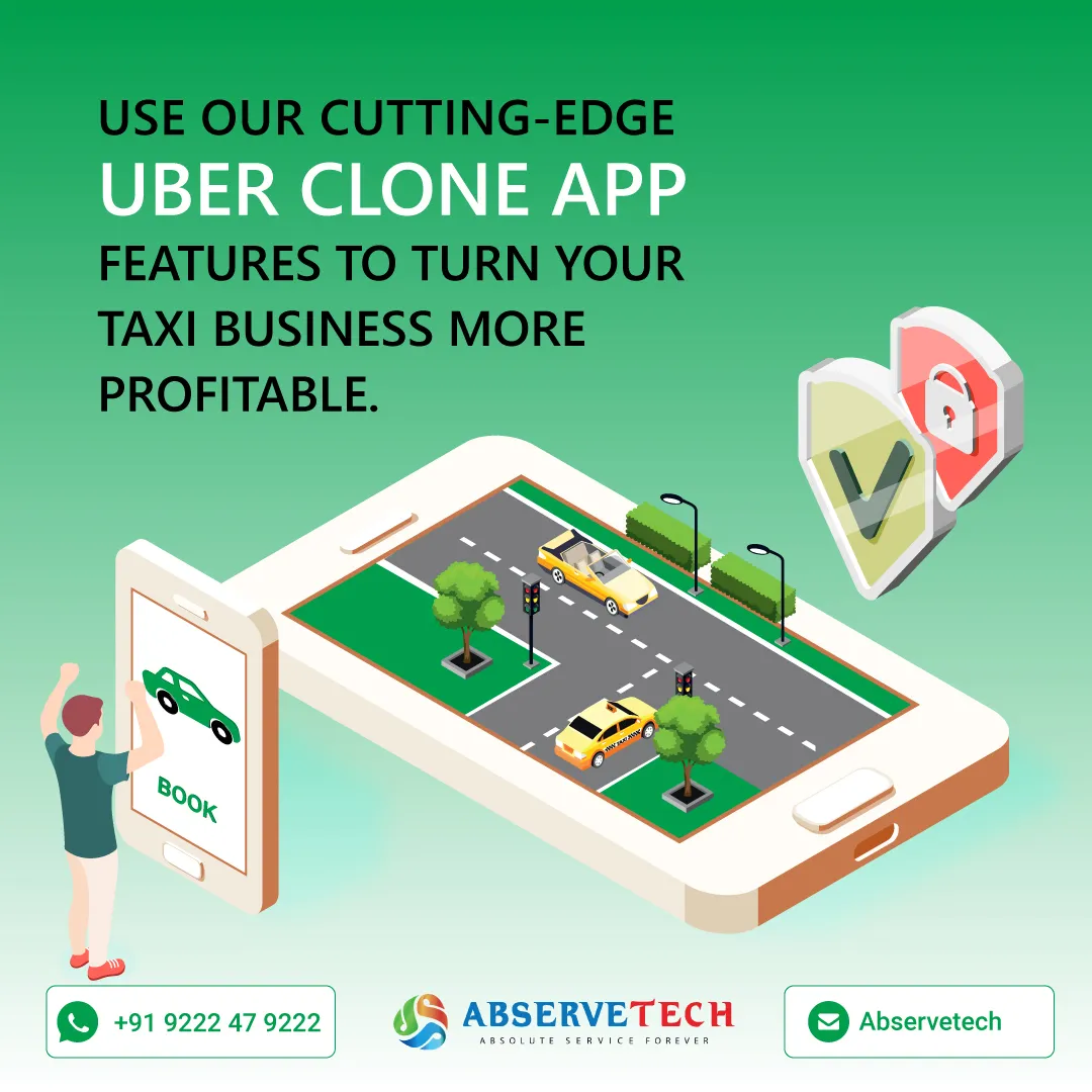 Use our cutting-edge Uber clone app features to turn your taxi booking