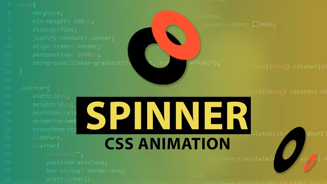 How To Create Loading Spinner With Pure HTML And CSS Code