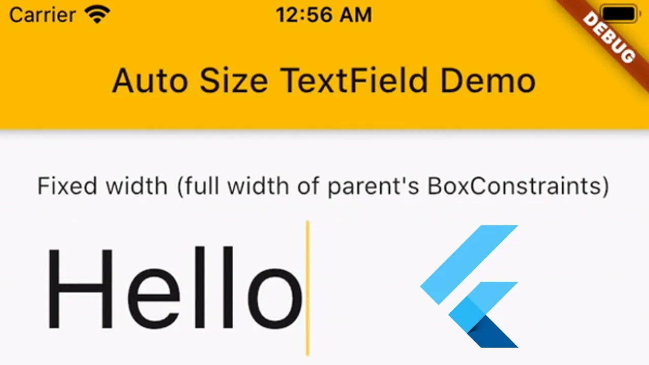 Flutter TextField Widget That Automatically Resizes Text Field
