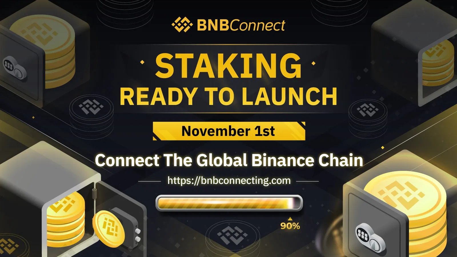 Top Crypto Coin Launch 2021-BNBConnect-Staking Get Profit Daily