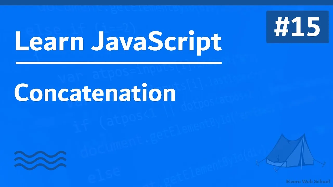  Concatenation in Javascript