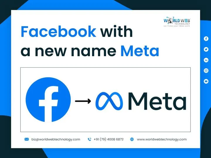 Facebook changed its company name to "Meta" | World Web Technology