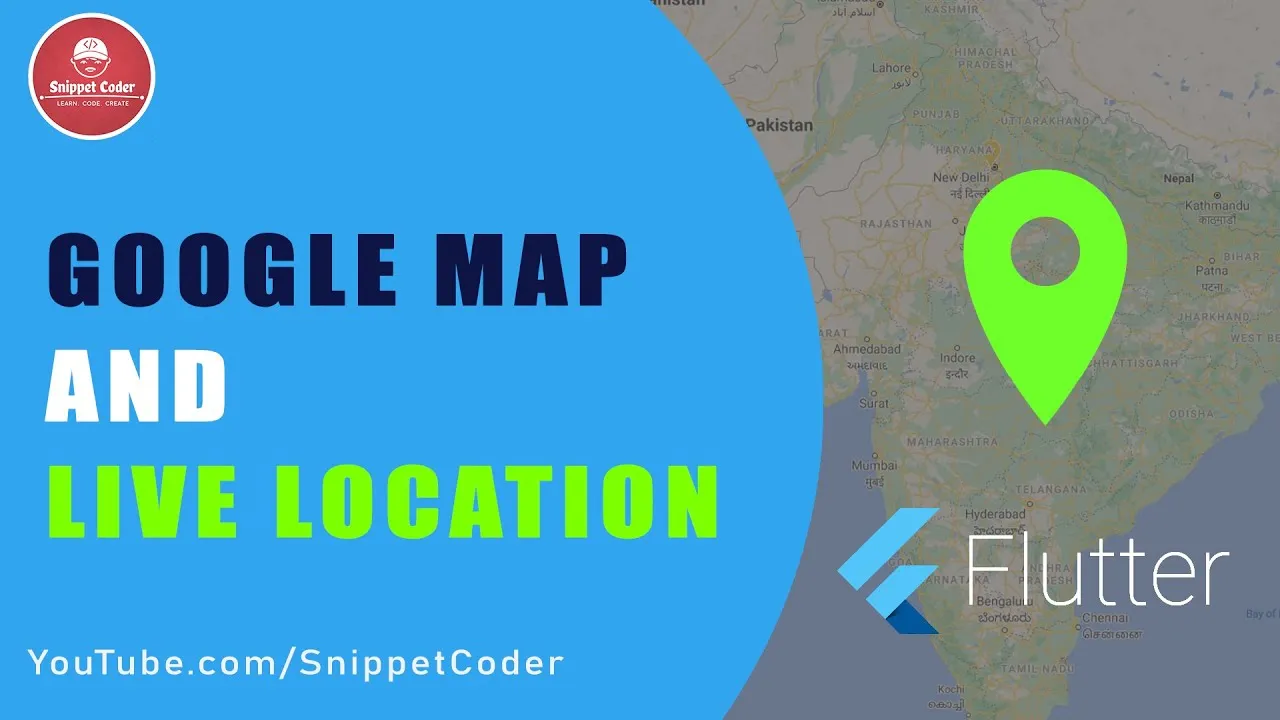 📍Flutter Google Maps and Live Location Tracking