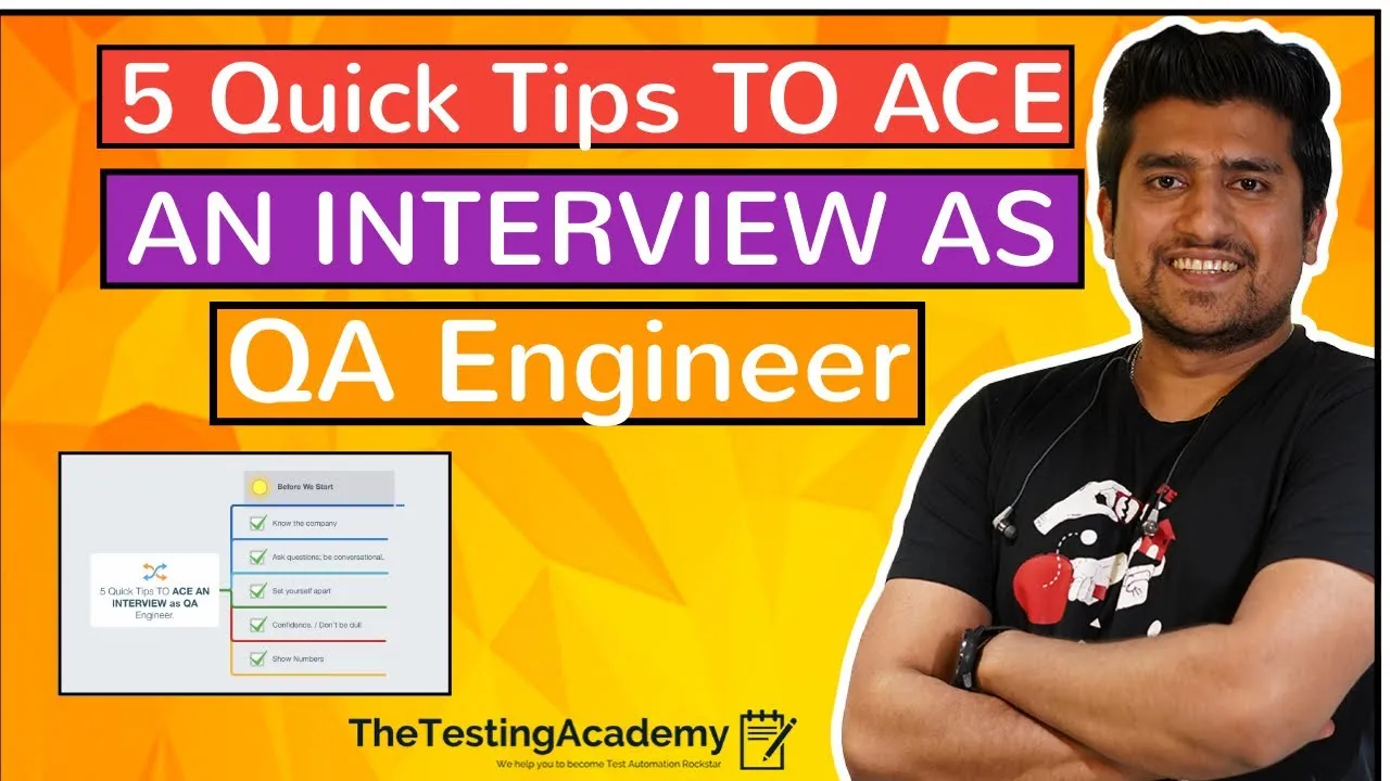 5 Best Quick Tips TO ♠️ ACE AN INTERVIEW as QA Engineer