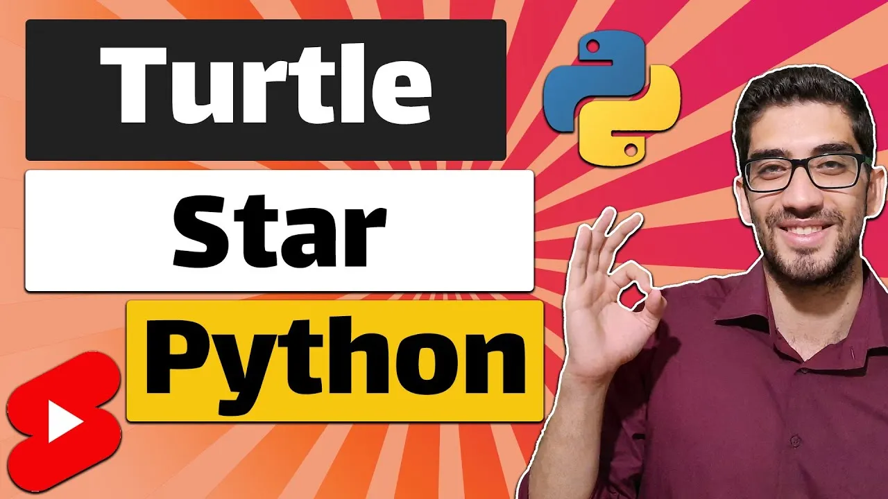Tutorial on How to Draw Colorful Stars with Turtle Module in Python