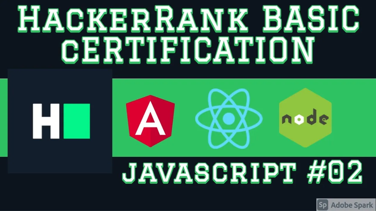 HackerRank Javascript Basic Certification #02