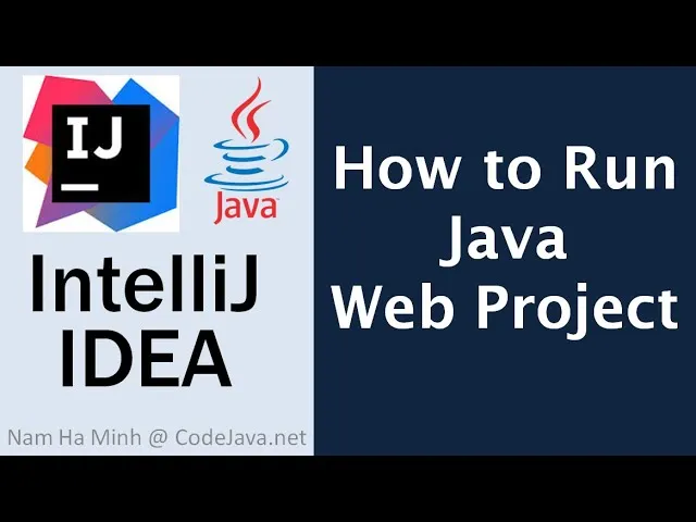 How to Run Java Web Project in IntelliJ IDEA